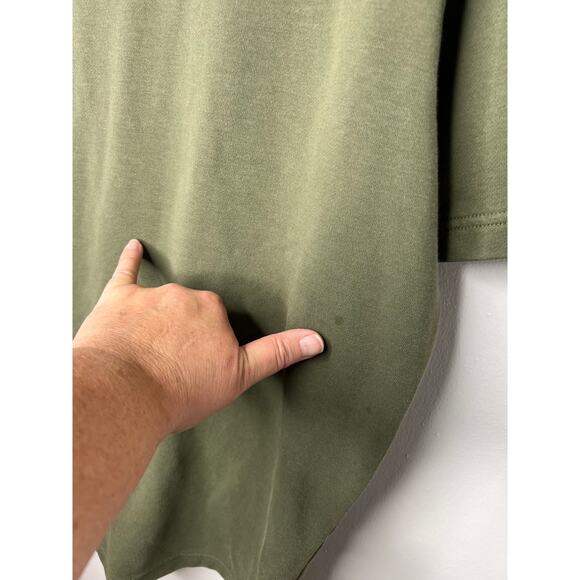 Under Armour Men's Project Rock Short Sleeve Hoodie Green ~ Size XL - Picture 4 of 5